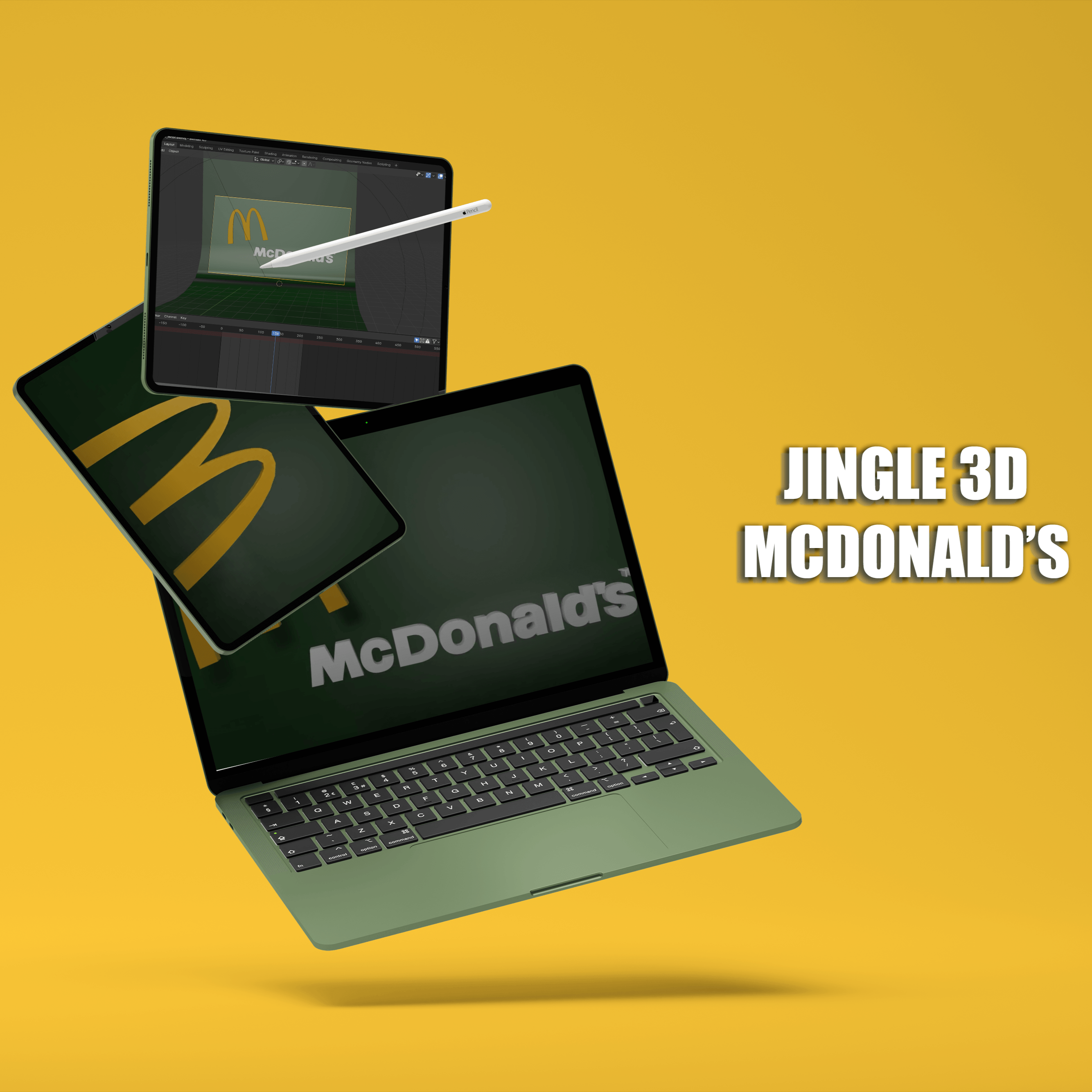 Couverture pour une créations, Jingle 3D